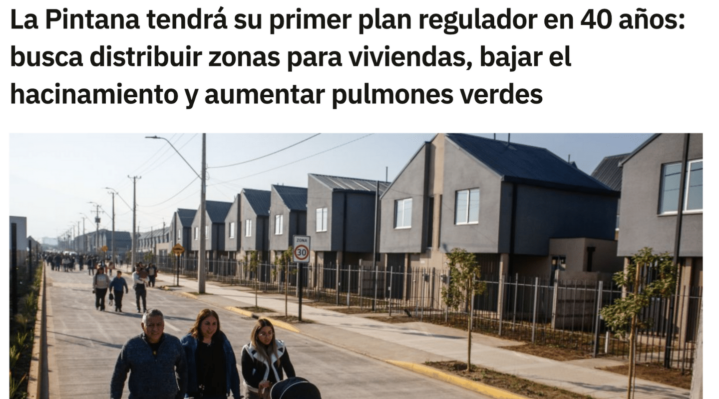 Plan Regulador Comunal La Pintana