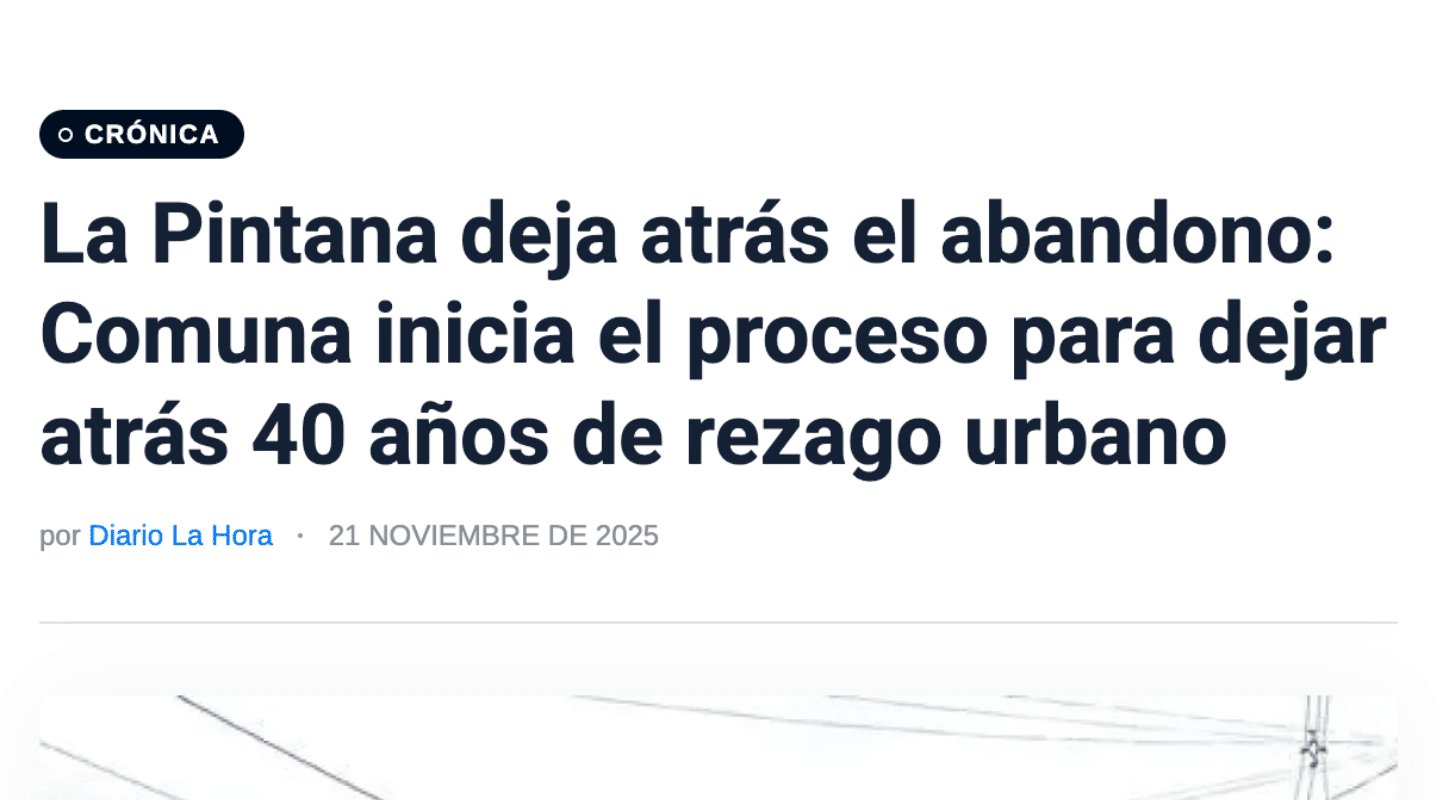 Plan Regulador Comunal en La Pintana