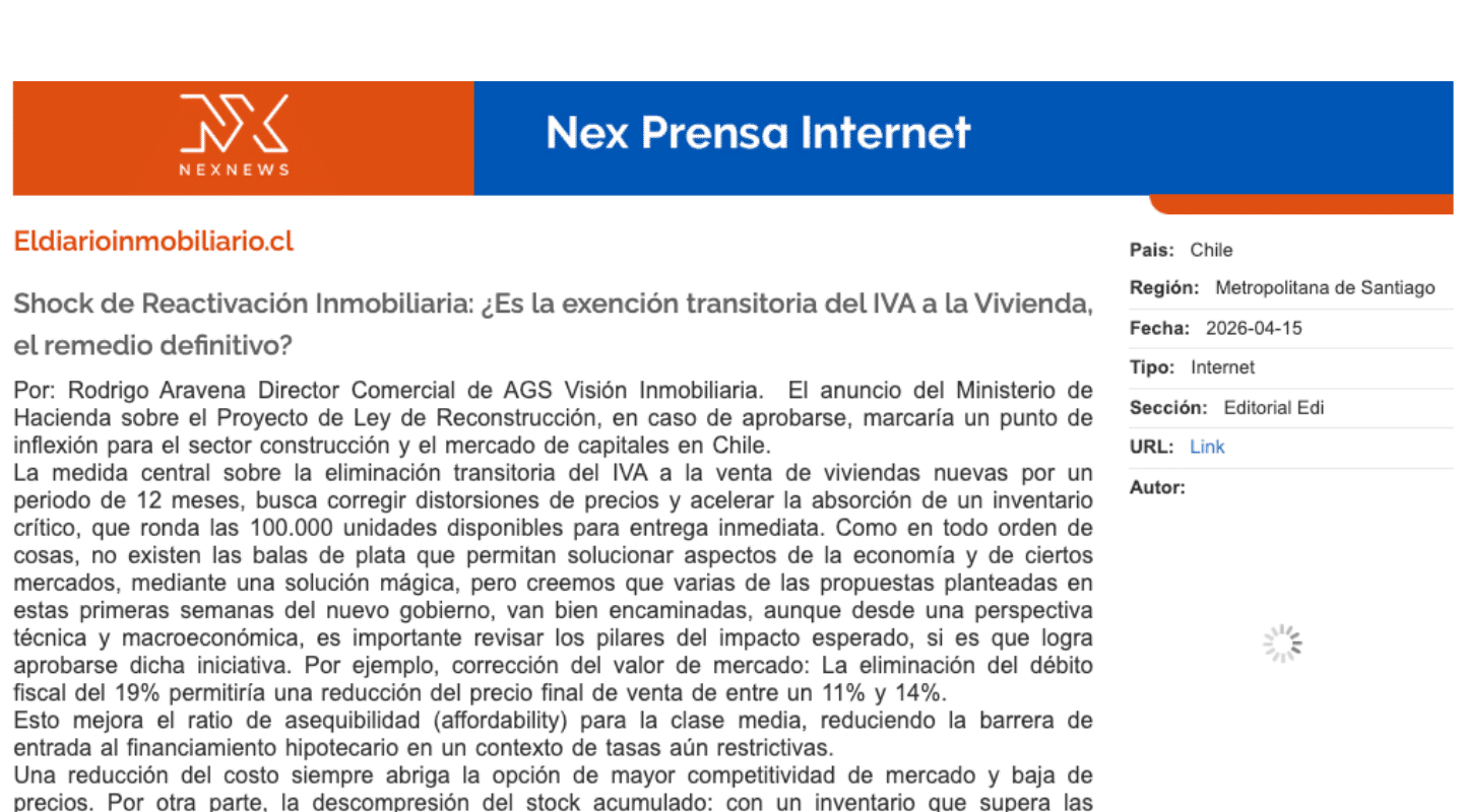 exención transitoria del IVA a la vivienda