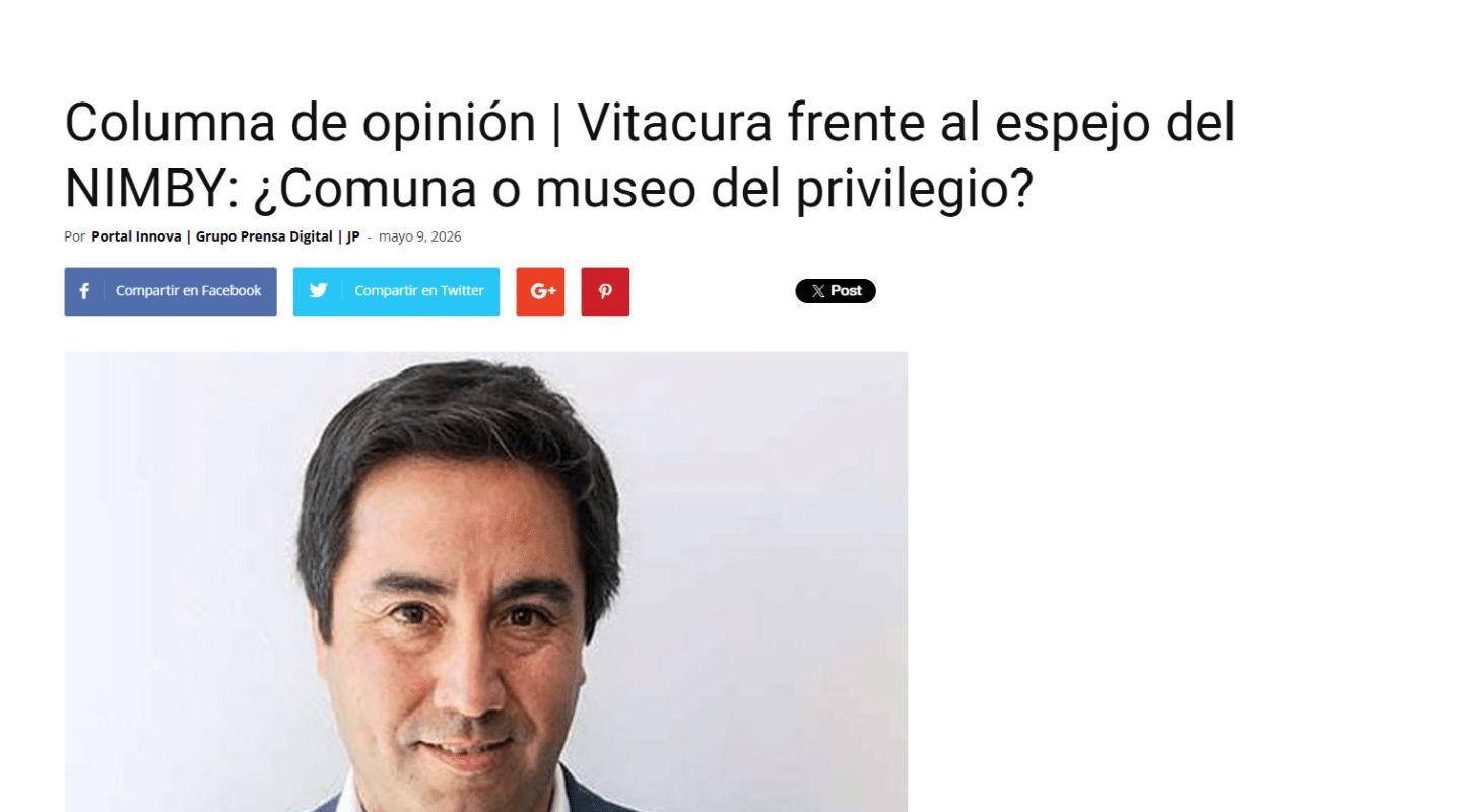 renovación urbana en Vitacura